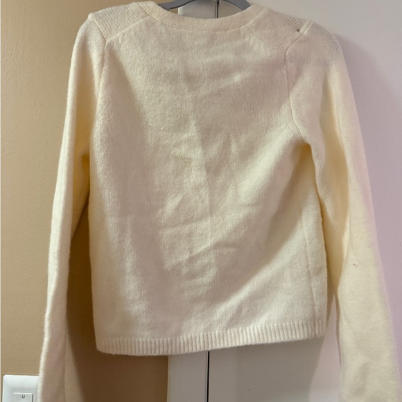 Abercrombie & Fitch Cream Cardigan with Tie Front - Picture 4 of 5